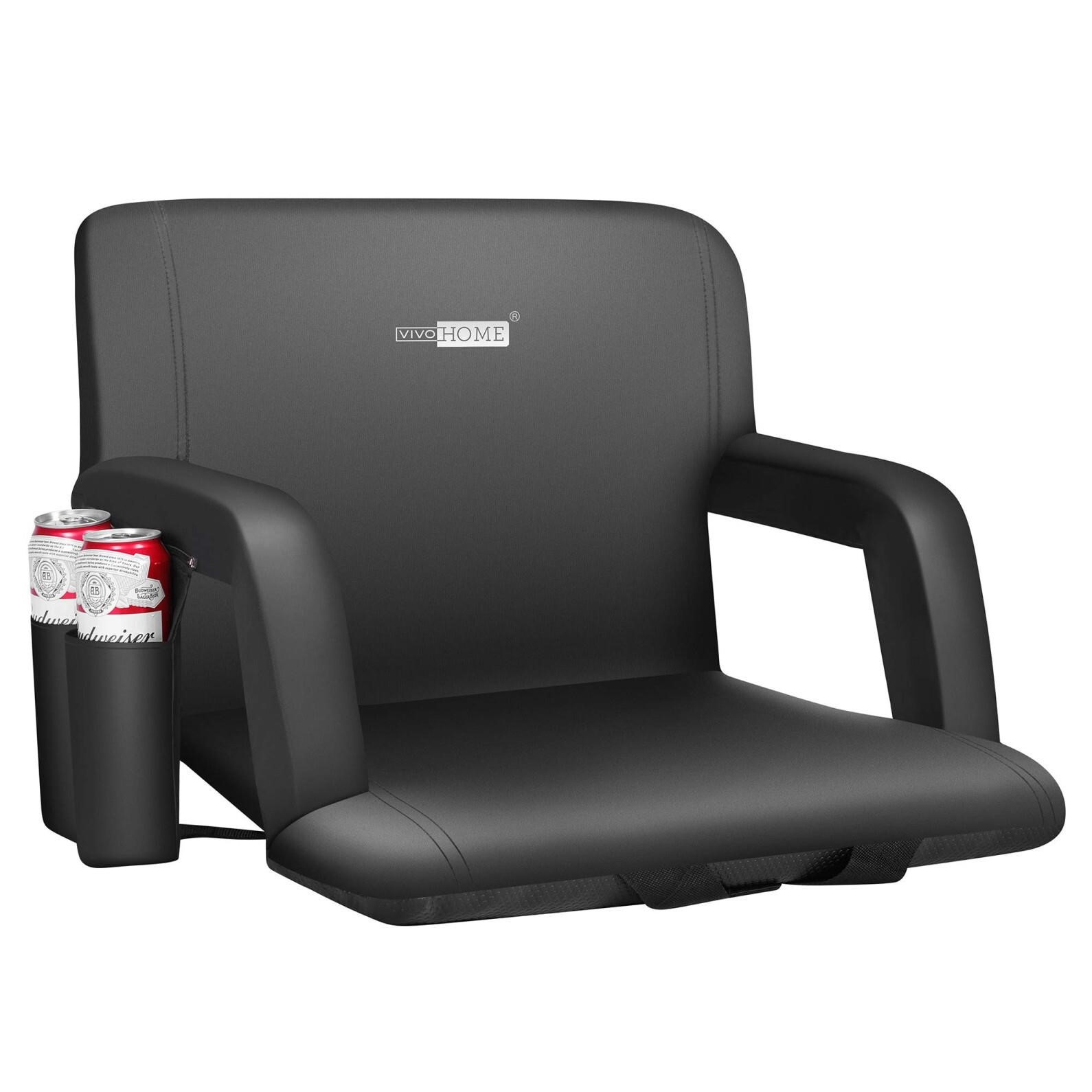 VIVOHOME Reclining Stadium Seat Chair with Backres