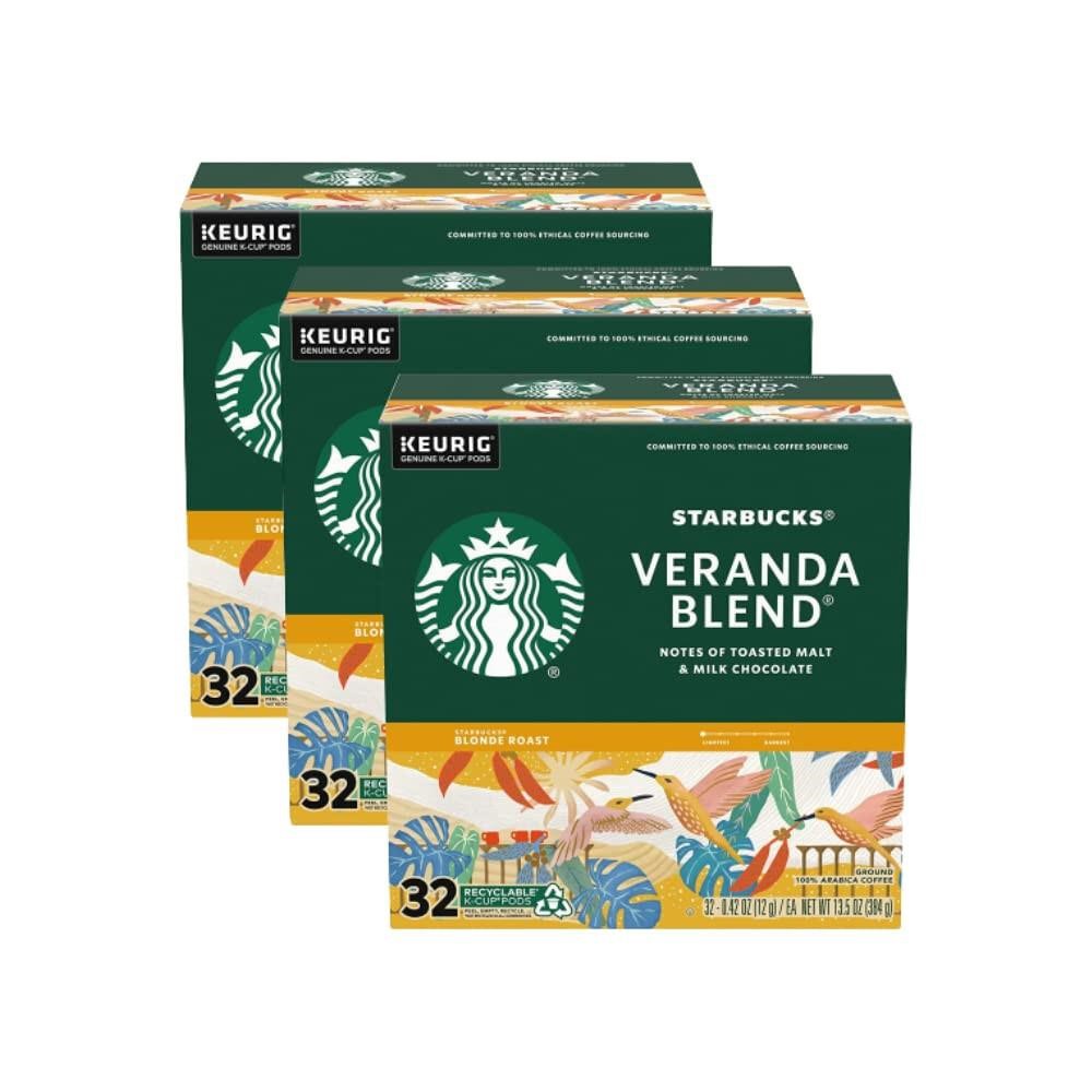 Starbucks Coffee K-Cup Pods, Veranda Blend, Blonde