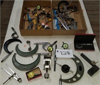 Machinists Tools-Micrometers, Calipers, Compass,