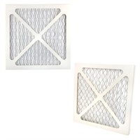 HQRP 2-pack Pleated AC Furnace Air Filters, 12x12x