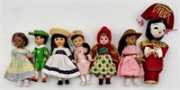 Collection of (7) Mini Dolls