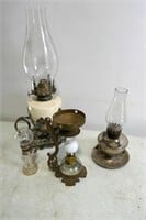Miniature Oil Lamps, Etc