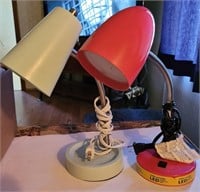 LED Desk Lamps (both work)