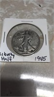 1945 Liberty half dollar