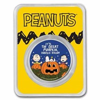 Peanuts 1 Oz Silver Great Pumpkin 55th Anniversary