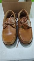 Size 7.5 M  Sail     all Leather Boat Shoes.