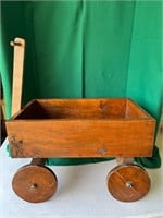 Wooden Wagon 19 1/2x13”