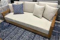 Brand New! Modern Teak Style Patio Sofa