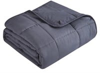 12lb Weighted Blanket, Dark Grey, 48" x