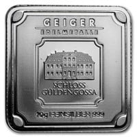 10 G Silver Square - Geiger Edelmetalle
