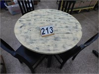 Kitchen Table w/ 4 Chairs 29"T X 48" Round