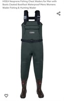 Size 10/43 Neoprene Chest Waders w/ Cleated