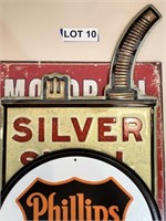 (3) Motor Oil Tin Signs