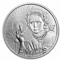 2023 Niue 1 Oz Silver Icons: Marie Curie Bu
