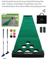 NEW Golf Pong Mat Game Set, Green