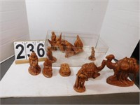 Complete Nativity Set Ceramic