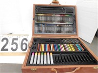 Art Box W/ Crayons - Pencils