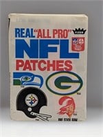 1976 Fleer Real All Pro NFL Patches Unopened Pack
