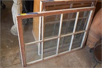 Eight Pane Wood Glass Windows