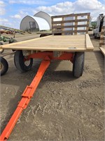 New flat bed hay rack and heavy duty running gear