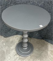 Greta Round Top Accent Table grey