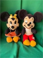 Vintage Mickey & Minnie 15”