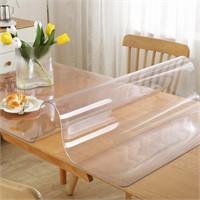 $59  60 x 36 Inch Clear Table Cover Protector