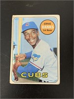 1969 Topps Ernie Banks Chicago Cubs #20 Baseball C