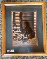 Black Lab Print, by S. Town