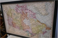 1867 Dominion Of Canada & Newfoundland Map