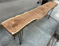 ONE OF A KIND Live Edge Table From REAL Wood