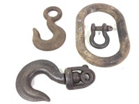 GIANT Crane Hook & Iron Lot