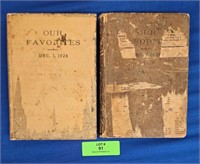 Lot of 2 1926 Kenosha, Racine Wisconsin Cookbooks