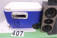 Cooler w/ Car Stereo ~ Speakers ~ 1000 Watt Amp ~