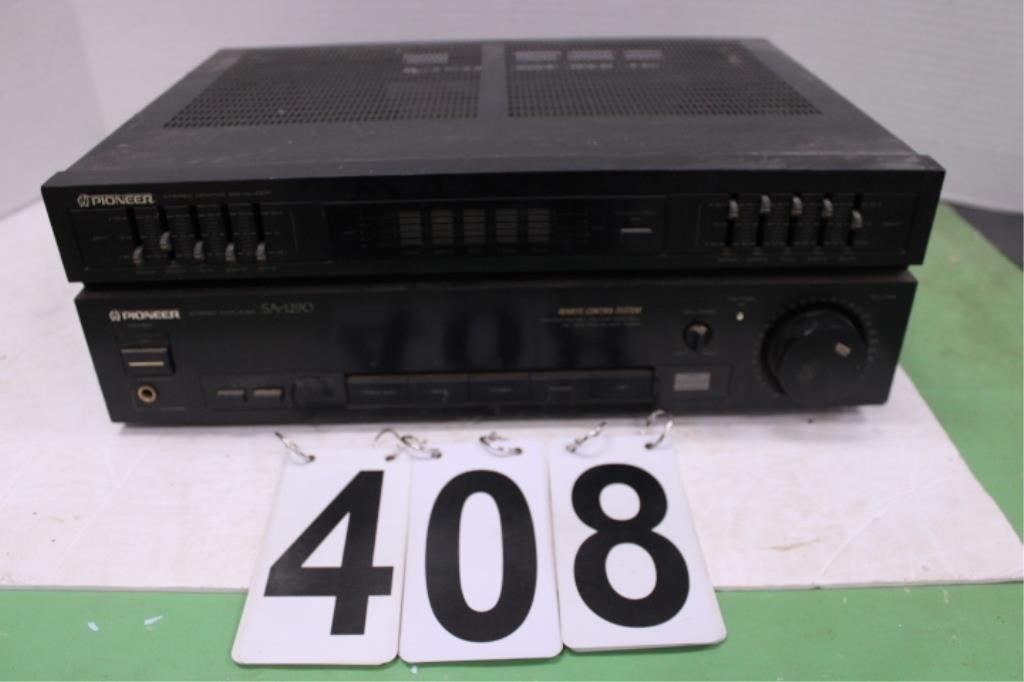 Pioneer SA-1290 Stereo Amplifier (Powers On)