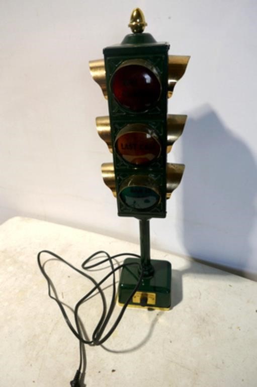 B&B Bar Lamp Traffic Signal 19"T