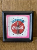Vintage Coca-Cola Plastic Clock