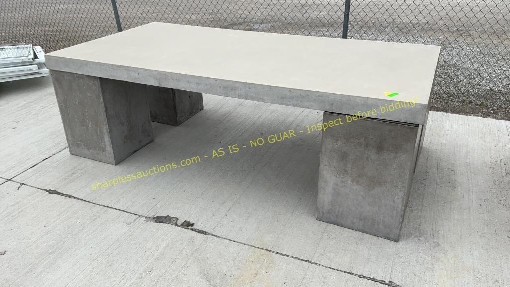 Large cement table/bench