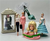 Collection of Barbie Ornaments