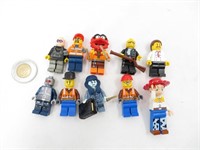 10 figurines LEGO