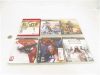 6 jeux pour Playstation 3 dont God of War