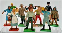 10 Starlux Miniature Figures