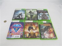 6 jeux pour Xbox 360 dont Fable III