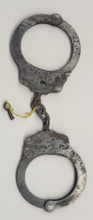 Peerless Manufacturer Handcuffs, With Key