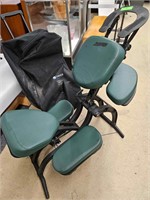 Portable Massage Chair in Rolling Case Earth Lite
