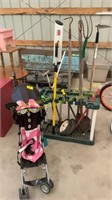 Yard Tools & Rack, Minnie Mouse Stroller