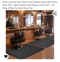 NEW  3'x4' Barber Shop/Salon Floor Chair Mat -