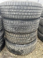 Set of 4 Goodyear wrangler SRA tires P265/70R17