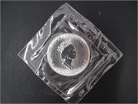 1990 Canadian Maple Leaf 1 oz Silver Coin