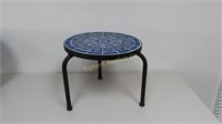 Mosaic Tile Top Plant Stand